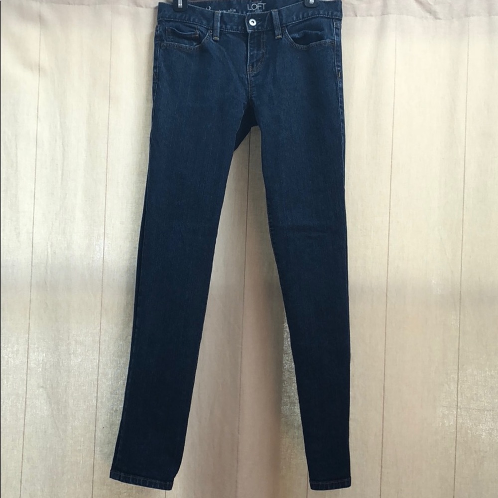 Ann Taylor Loft size 2 modern slim blue jeans